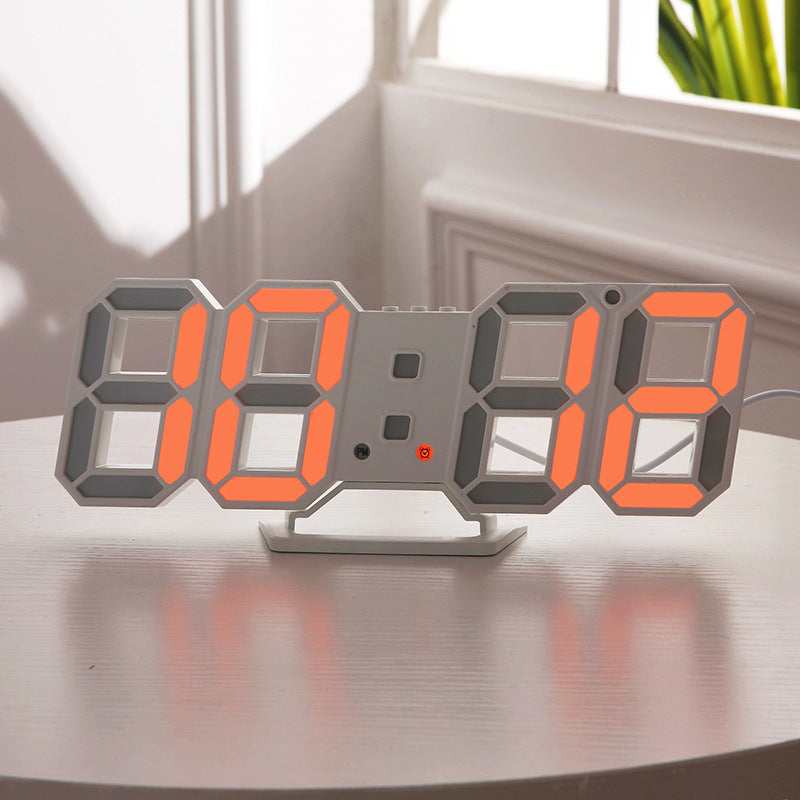3D LED Wand Digitale Klok