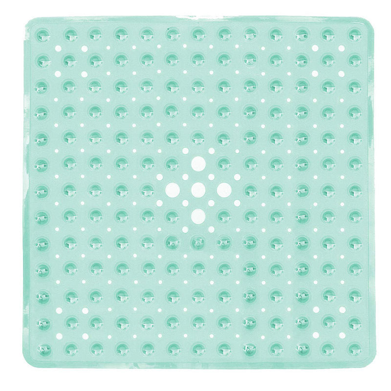 Antislip douchemat met luchtbellen en lekgaatje met zuignap