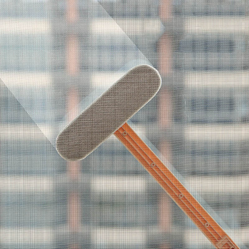 Huishoudelijke raamreiniger met lange steel