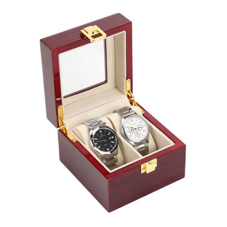Houten luxe horloge doos horloge opbergdoos