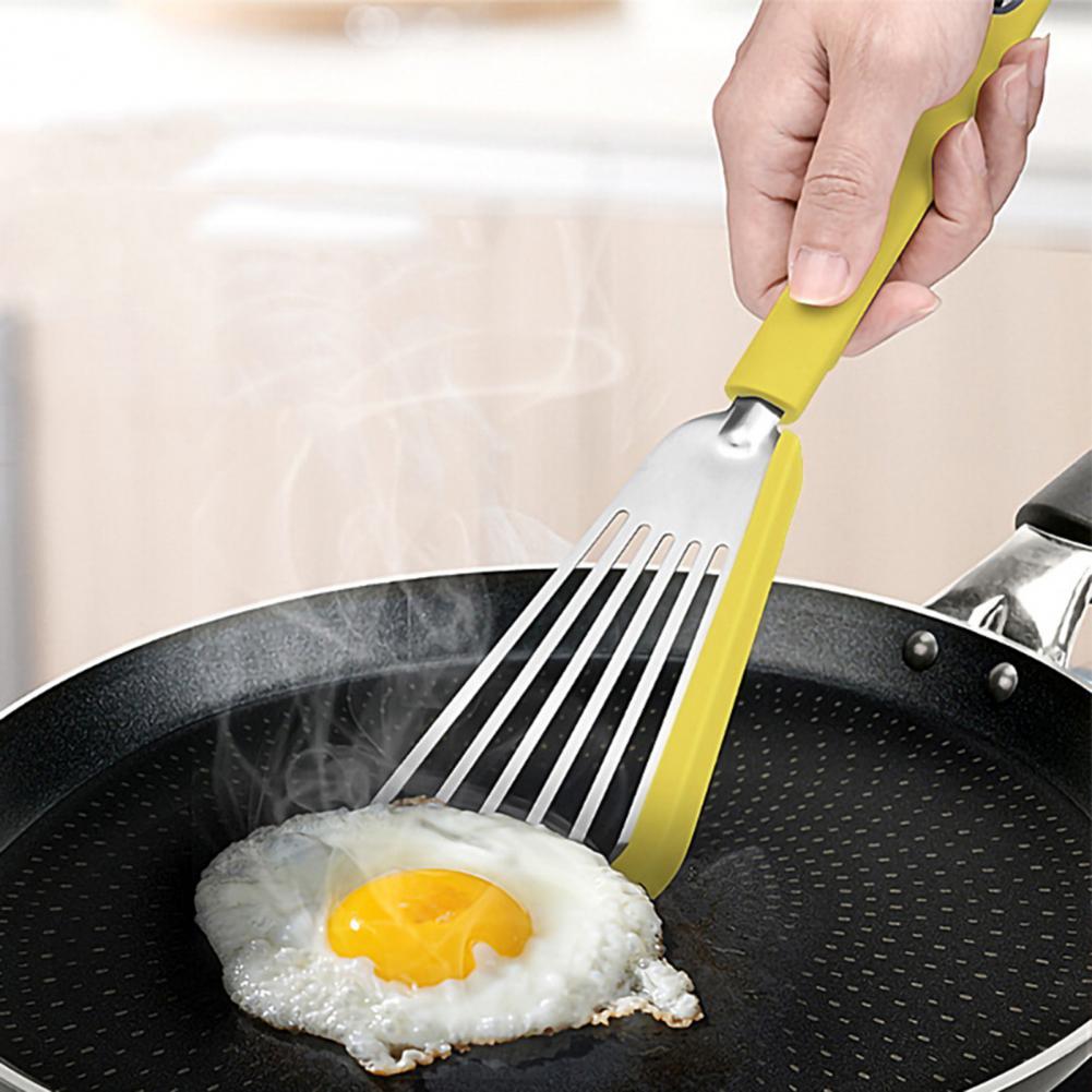Non-stick Vis Spatel, Dunne Geperforeerde Spatels Turner Siliconen Vis Spatels Voor Non-stick Kookgerei, Hoge Temperatuur Weerstand BPA Vrije Kookgerei, Ideaal Voor Vis, Eieren, Pannenkoeken