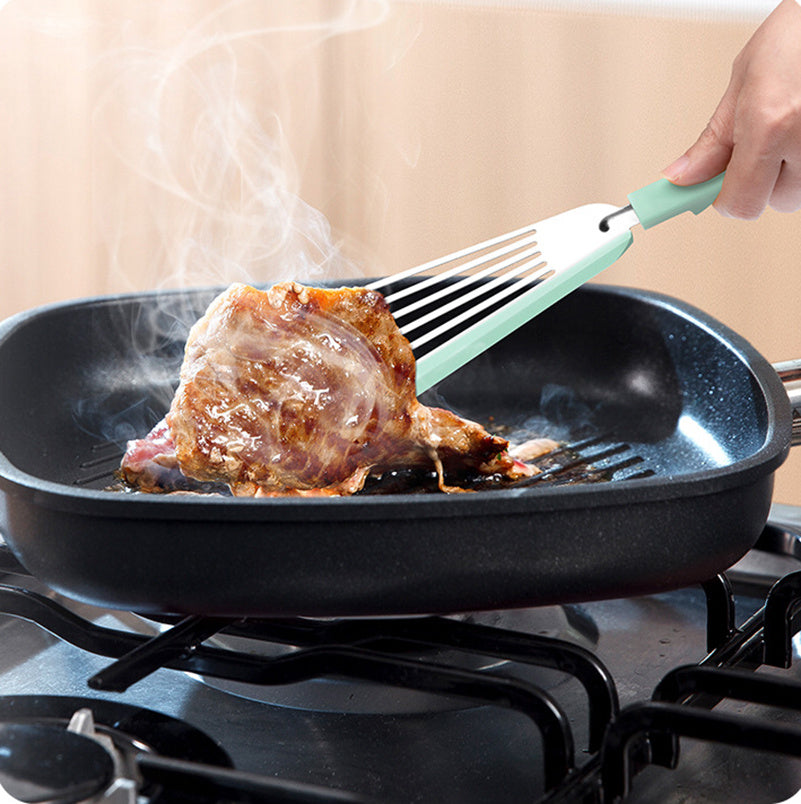 Non-stick Vis Spatel, Dunne Geperforeerde Spatels Turner Siliconen Vis Spatels Voor Non-stick Kookgerei, Hoge Temperatuur Weerstand BPA Vrije Kookgerei, Ideaal Voor Vis, Eieren, Pannenkoeken