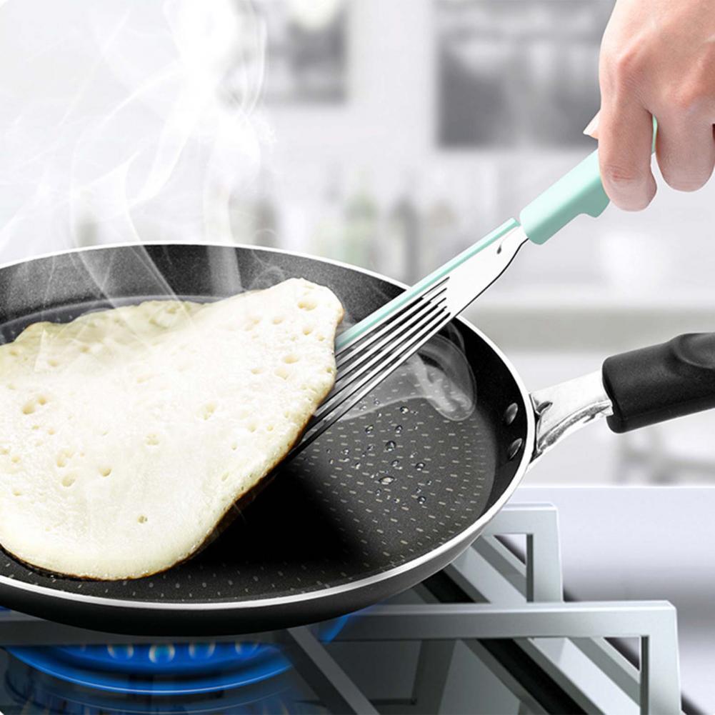 Non-stick Vis Spatel, Dunne Geperforeerde Spatels Turner Siliconen Vis Spatels Voor Non-stick Kookgerei, Hoge Temperatuur Weerstand BPA Vrije Kookgerei, Ideaal Voor Vis, Eieren, Pannenkoeken