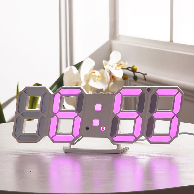 3D LED Wand Digitale Klok
