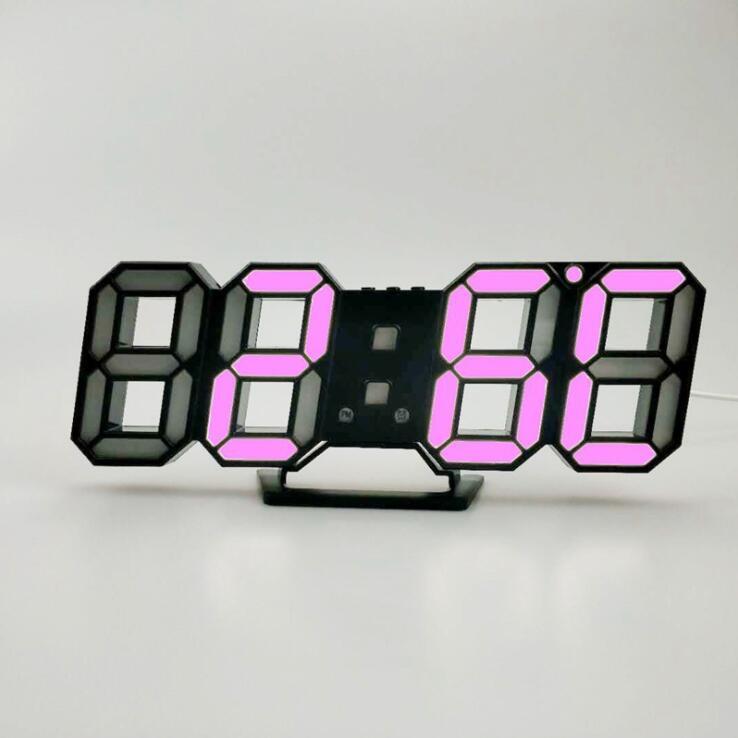 3D LED Wand Digitale Klok