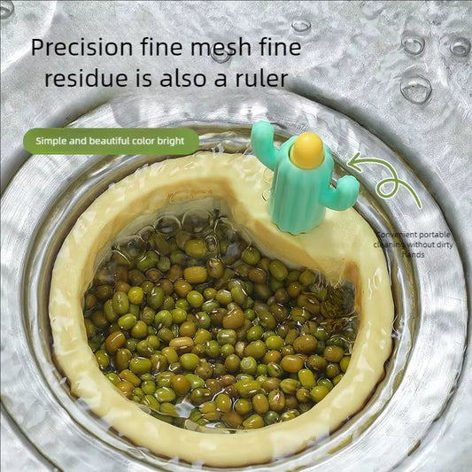 Anti-verstoppende Cactus Keukenafvoerfilter Keukenafvoer Keukenbadafvoer Strainer Afvoerfiltermand, Haarvanger Stopper, Eenvoudig te reinigen Afvoerrestjes en Vuilnisverzamelaar Filterafvoer