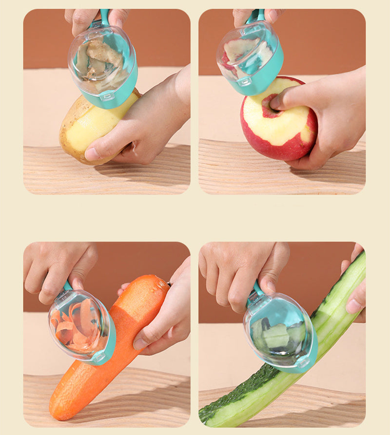 Schilmes met opbergdeksel Fruit- en aardappelschiller Keuken gadgets