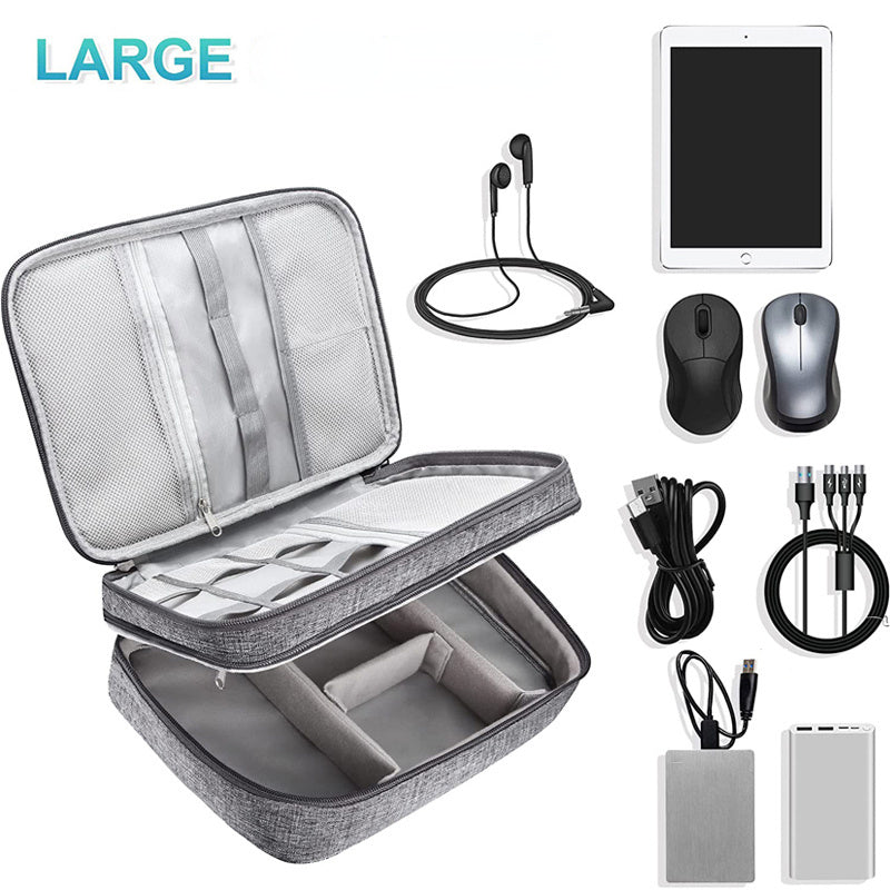Elektronica Organizer Reis Kabel Organizer Tas Waterdicht Draagbare Digitale Opslagtas Elektronische Accessoires Case Kabel Oplader Organizer Case Multifunctionele Waterdichte Opslagtas