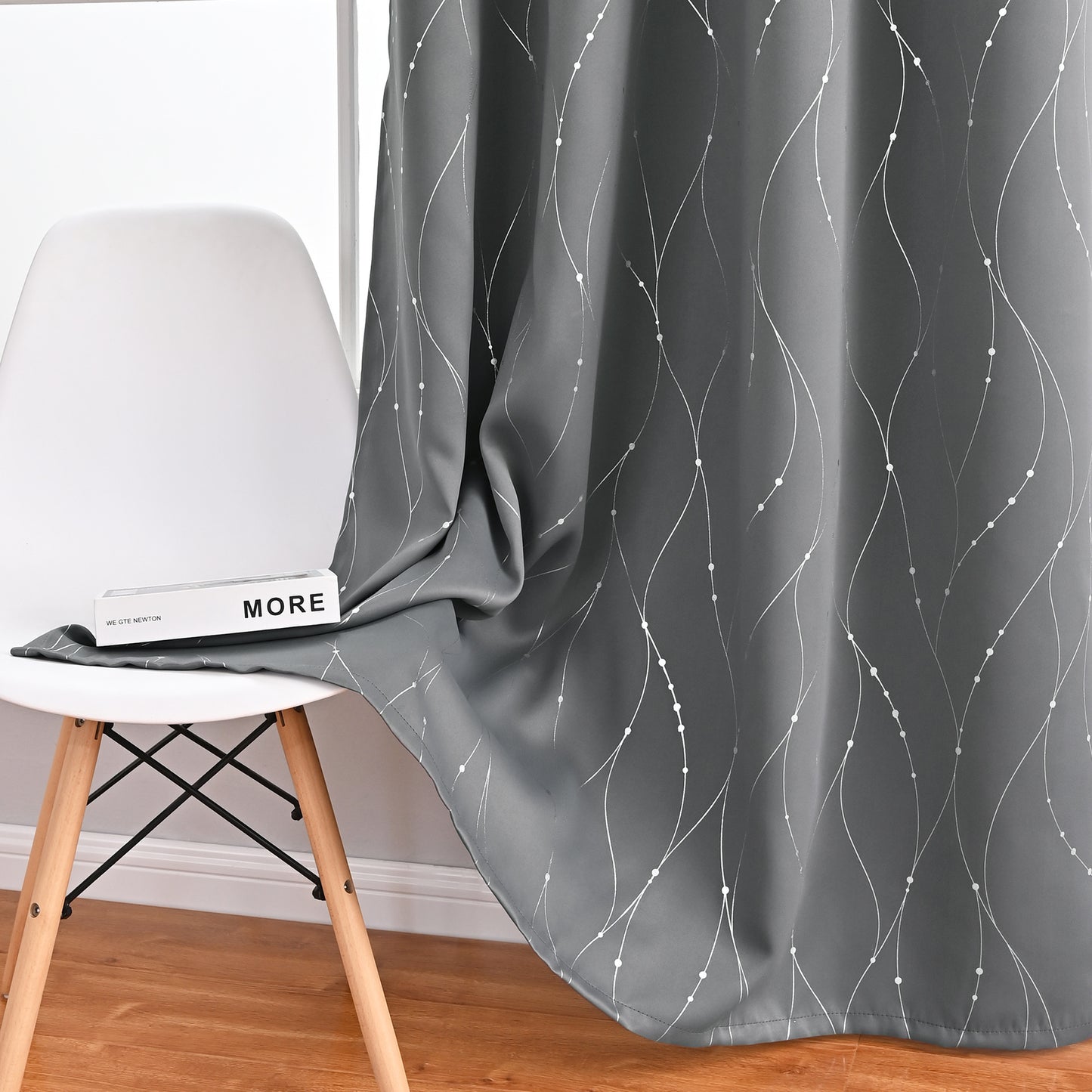 Moderne Minimalistische Meubels Decoratieve Zwarte Gordijnen