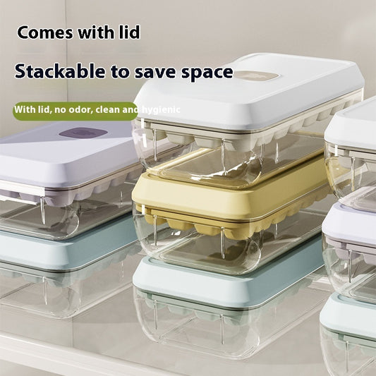 Premium IJsblokjesvorm met Deksel & Opbergdoos