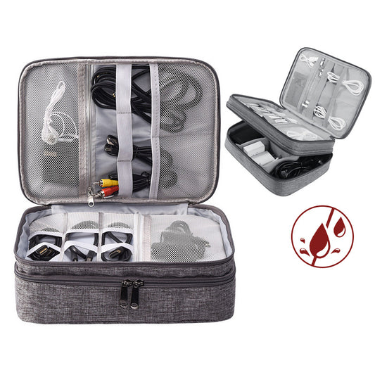 Elektronica Organizer Reis Kabel Organizer Tas Waterdicht Draagbare Digitale Opslagtas Elektronische Accessoires Case Kabel Oplader Organizer Case Multifunctionele Waterdichte Opslagtas