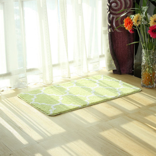 Tapis de sol absorbant et doux en cachemire pour porte