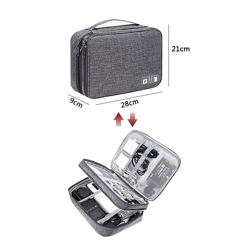 Elektronica Organizer Reis Kabel Organizer Tas Waterdicht Draagbare Digitale Opslagtas Elektronische Accessoires Case Kabel Oplader Organizer Case Multifunctionele Waterdichte Opslagtas