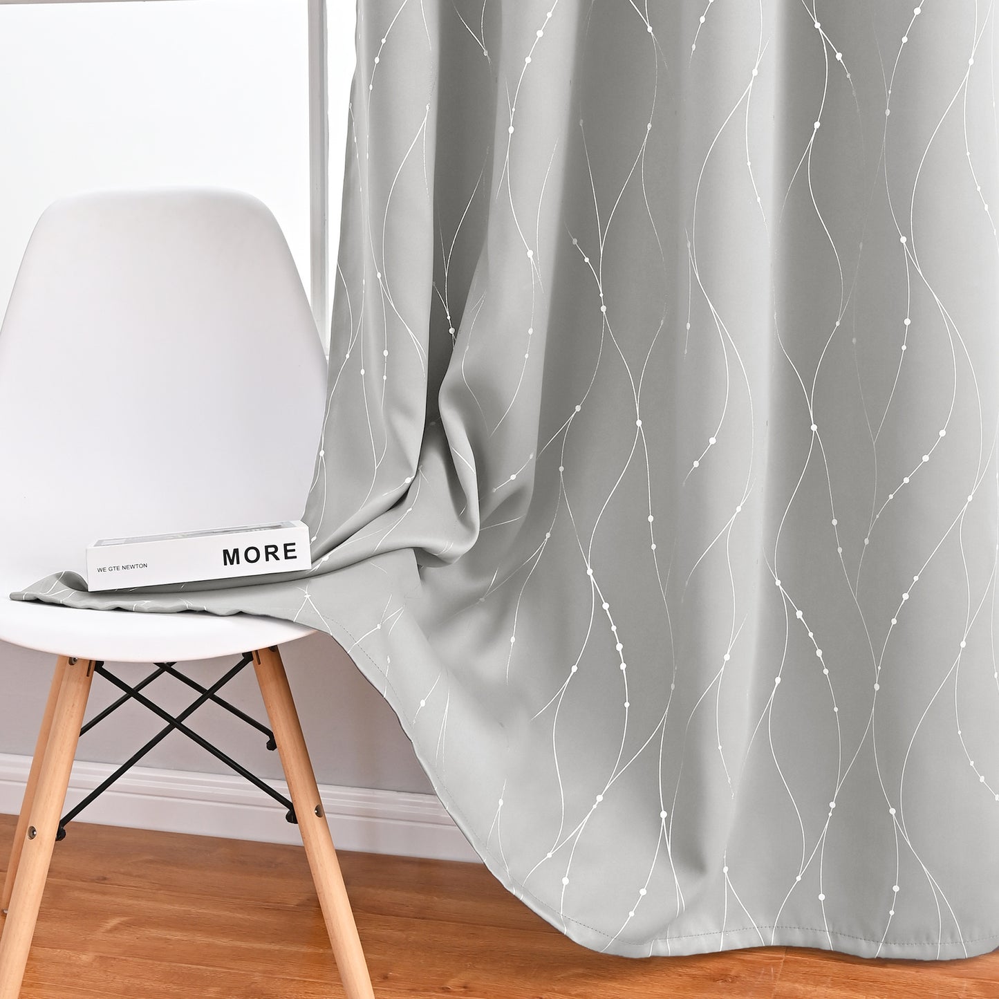 Moderne Minimalistische Meubels Decoratieve Zwarte Gordijnen