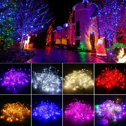 LED Sfeerverlichting Multicolor Garland Kralen Buiten Waterdicht Feestdagen Party Kerstboom Decor