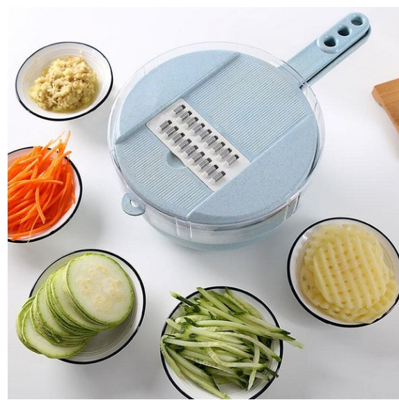 8 In 1 Mandoline Slicer Groentesnijder Aardappel Dunschiller Wortel Ui Rasp Met Zeef Groentensnijder Keuken Accessoires