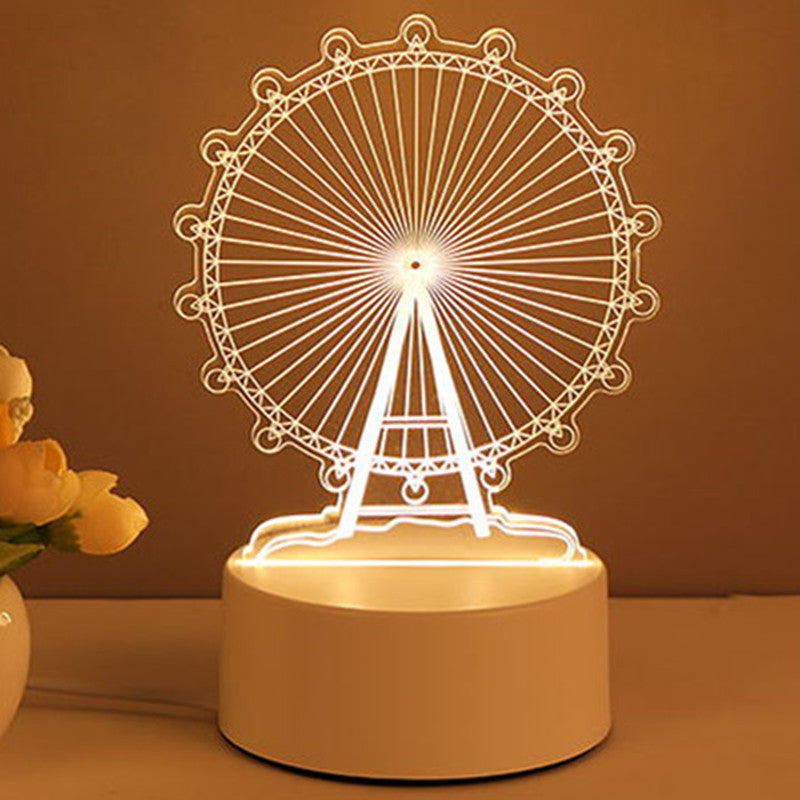 3D Lamp Acryl USB LED Nachtlamp Neon Signaal Lamp Thuisdecoraties Voor Kamerversiering Cadeaus