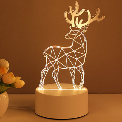 3D Lamp Acryl USB LED Nachtlamp Neon Signaal Lamp Thuisdecoraties Voor Kamerversiering Cadeaus