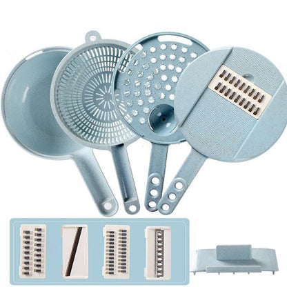 8 In 1 Mandoline Slicer Groentesnijder Aardappel Dunschiller Wortel Ui Rasp Met Zeef Groentensnijder Keuken Accessoires