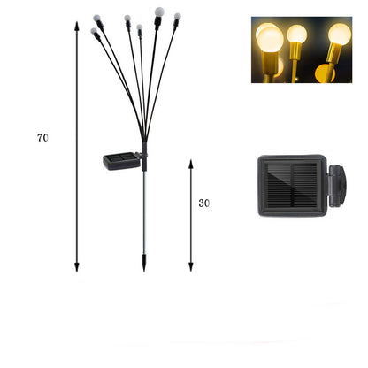 Simulatie Vuurvlieg Solar Licht Buiten Tuin Decoratie Gazon Landschap Lamp Kerst Decor Solar LED Lichten Buiten Tuin Lichten