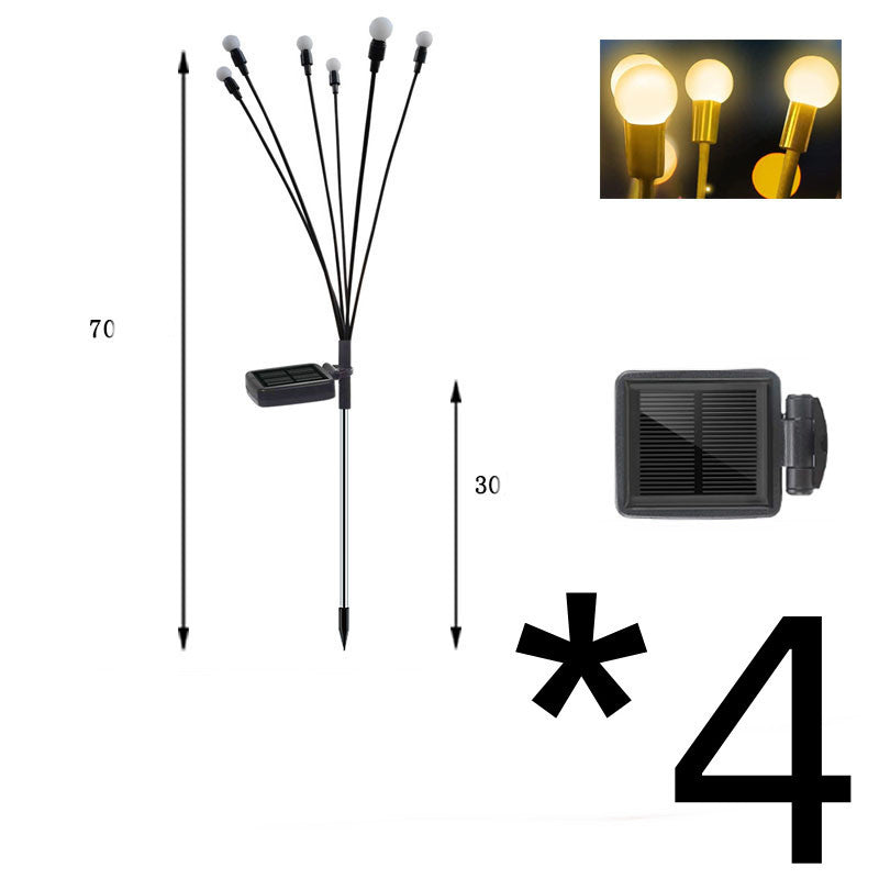 Simulatie Vuurvlieg Solar Licht Buiten Tuin Decoratie Gazon Landschap Lamp Kerst Decor Solar LED Lichten Buiten Tuin Lichten