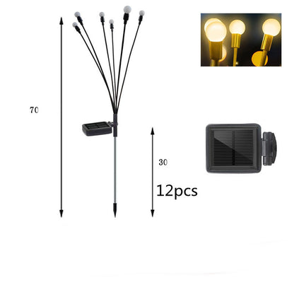 Simulatie Vuurvlieg Solar Licht Buiten Tuin Decoratie Gazon Landschap Lamp Kerst Decor Solar LED Lichten Buiten Tuin Lichten